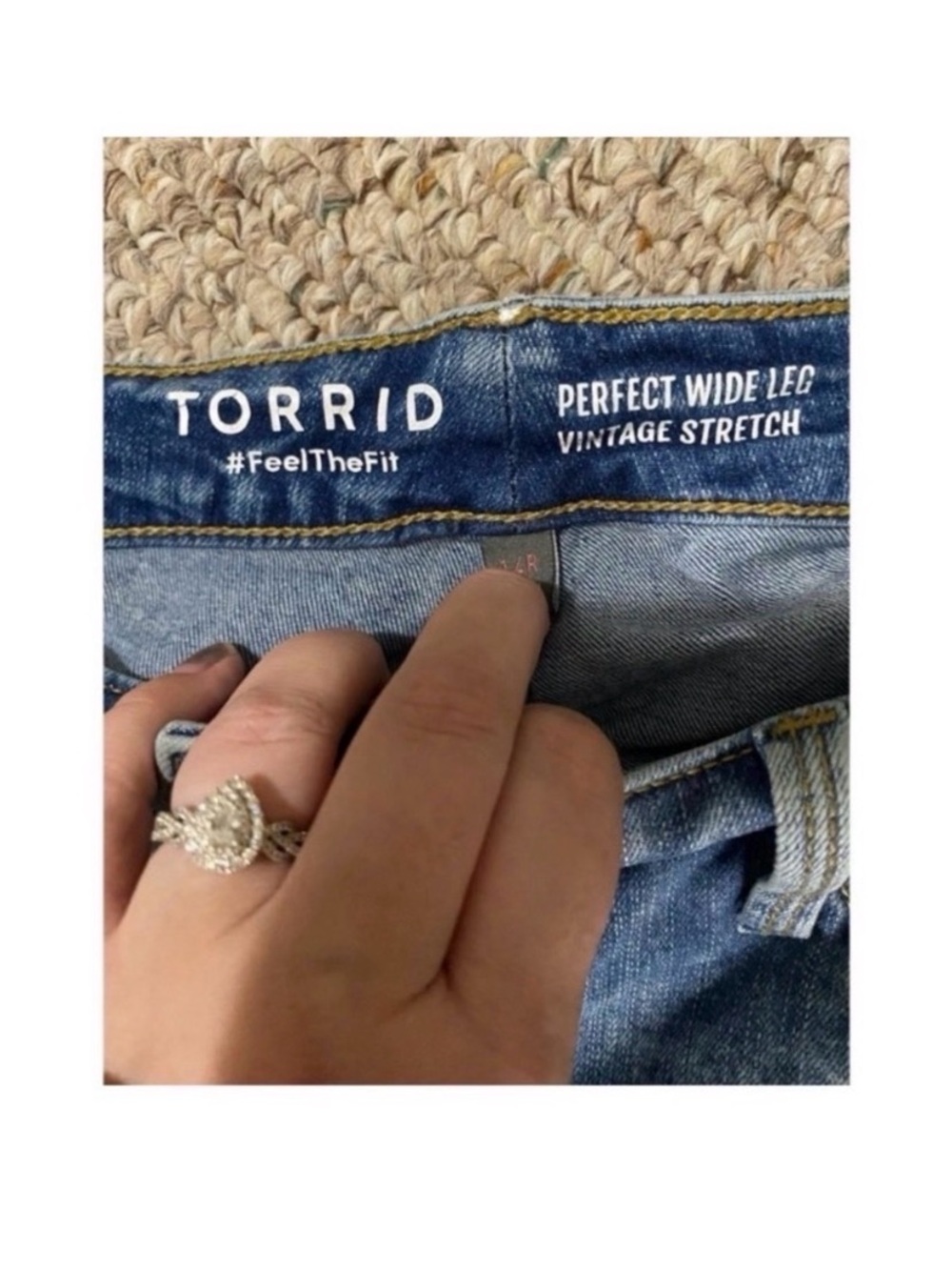 TORRID Ripped Wide Leg Jeans - Picture 9 of 10